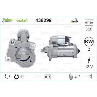 Starter Valeo Origins New STOP&START OE TECHNOLOGIE 438299