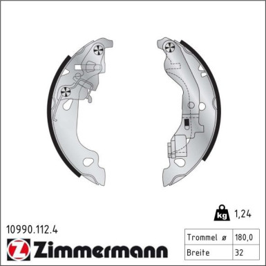Bremsbackensatz 10990.112.4