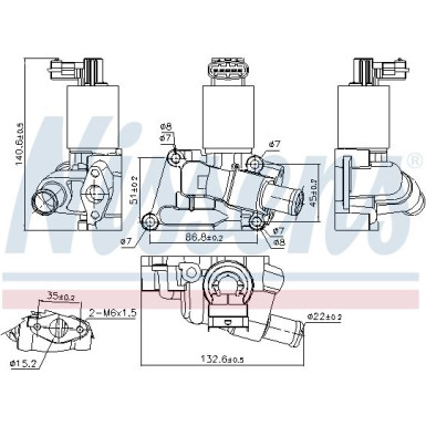 Nissens AGR-Ventil FIRST FIT 98195