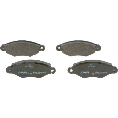 Bremsbelagsatz, Scheibenbremse 0 986 495 235 Bremsbelagsatz, Scheibenbremse 0 986 495 235