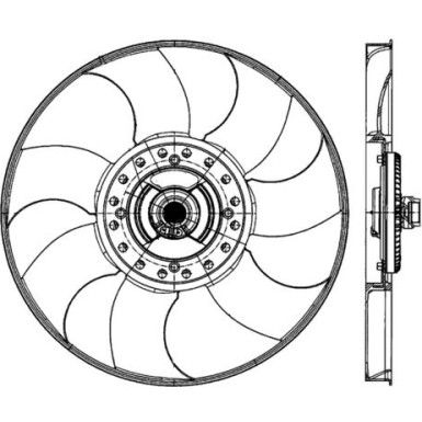 Mahle Lüfter, Motorkühlung BEHR Premium Line CFF 489 000P