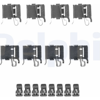 Delphi Zubehörsatz, Scheibenbremsbelag LX0491