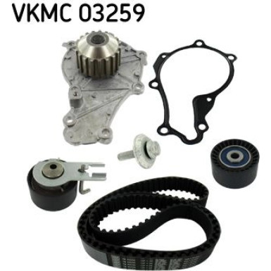 SKF Wasserpumpe + Zahnriemensatz VKMC 03259