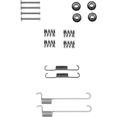 Hella Zubehörsatz, Feststellbremsbacken 8DZ 355 201-881