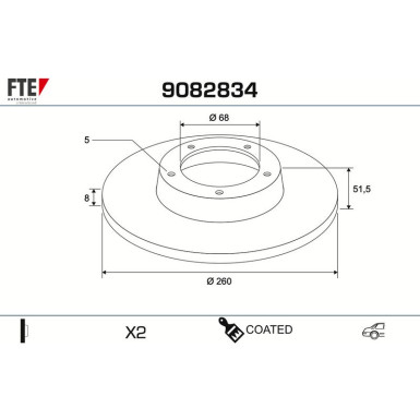 Bremsscheibe 9082834