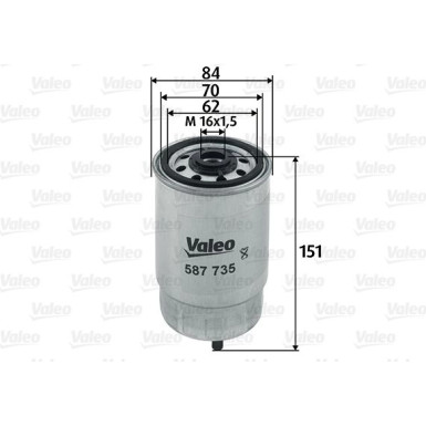 Valeo Kraftstofffilter 587735