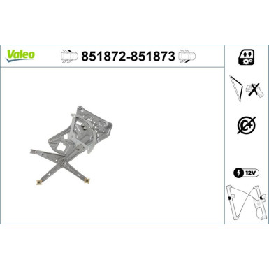 Valeo Fensterheber 851872