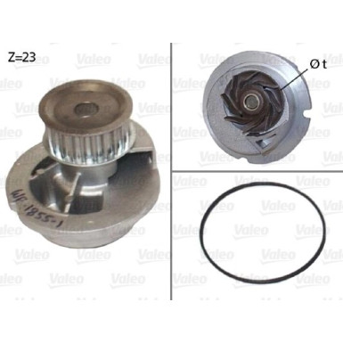 Valeo Wasserpumpe 506656