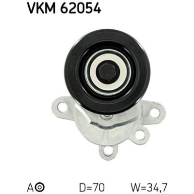 SKF Spannrolle, Keilrippenriemen VKM 62054