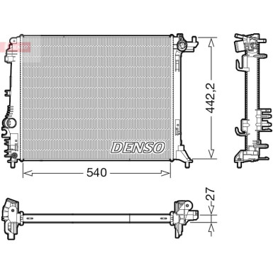 Kühler, Motorkühlung DRM23114 Kühler, Motorkühlung DRM23114