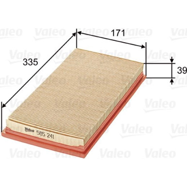 Valeo Luftfilter 585241