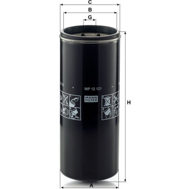 Ölfilter WP 12 121