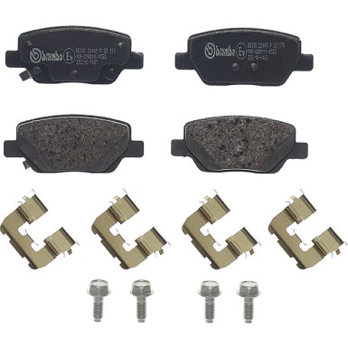 Brembo Bremsbelagsatz, Scheibenbremse PRIME LINE P 23 179 Brembo Bremsbelagsatz, Scheibenbremse PRIME LINE P 23 179