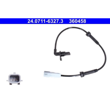 Sensor, Raddrehzahl 24.0711-6327.3 Sensor, Raddrehzahl 24.0711-6327.3