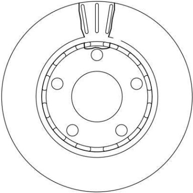 TRW Bremsscheibe DF4210 TRW Bremsscheibe DF4210
