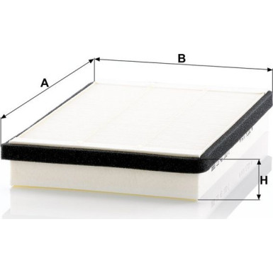 MANN-FILTER CU 42 100/1 Innenraumfilter, Partikelfilter
