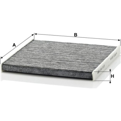 MANN-FILTER CUK 2131 Innenraumfilter, Aktivkohlefilter MANN-FILTER CUK 2131 Innenraumfilter, Aktivkohlefilter