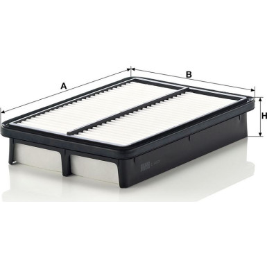 MANN-FILTER C 2631 Luftfilter MANN-FILTER C 2631 Luftfilter