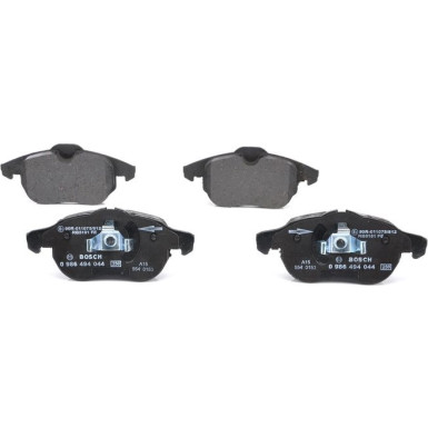 BOSCH Bremsbelagsatz, Scheibenbremse 0 986 494 044 BOSCH Bremsbelagsatz, Scheibenbremse 0 986 494 044
