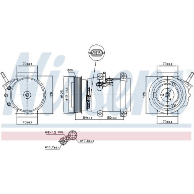 Kompressor, Klimaanlage 890679