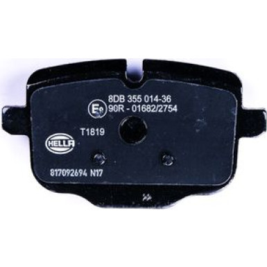 Hella Bremsbelagsatz, Scheibenbremse 8DB 355 014-361 Hella Bremsbelagsatz, Scheibenbremse 8DB 355 014-361