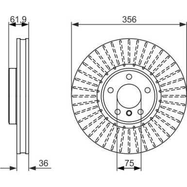 Bremsscheibe 0 986 479 349 Bremsscheibe 0 986 479 349