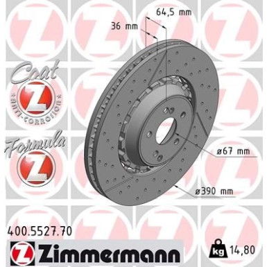 Bremsscheibe 400.5527.70