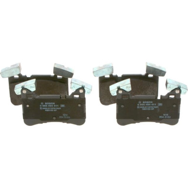 BOSCH Bremsbelagsatz, Scheibenbremse 0 986 494 411
