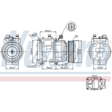 Kompressor, Klimaanlage 89186 Kompressor, Klimaanlage 89186