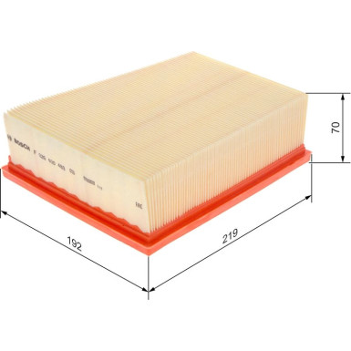 Luftfilter F 026 400 489 Luftfilter F 026 400 489