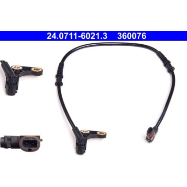 ATE Sensor, Raddrehzahl 24.0711-6021.3 ATE Sensor, Raddrehzahl 24.0711-6021.3