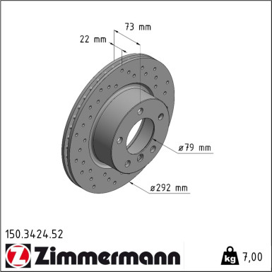 Bremsscheibe 150.3424.52