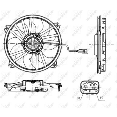 Lüfter, Motorkühlung 47665 Lüfter, Motorkühlung 47665