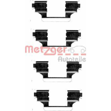 Metzger Zubehörsatz, Scheibenbremsbelag 109-1656