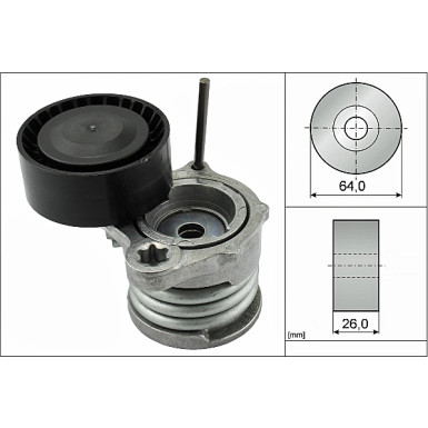 INA Spannarm, Keilrippenriemen 534 0331 10