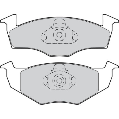 Valeo Bremsbelagsatz, Scheibenbremse ESSENTIAL 301403