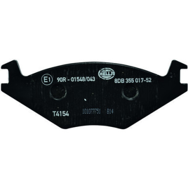 Hella Bremsbelagsatz, Scheibenbremse 8DB 355 017-521 Hella Bremsbelagsatz, Scheibenbremse 8DB 355 017-521