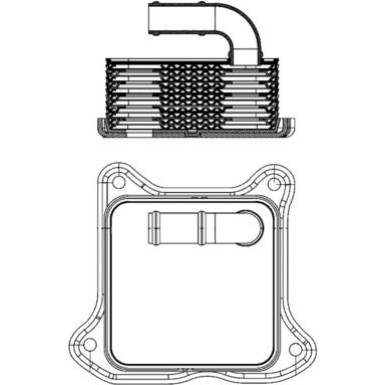 Mahle Ölkühler, Motoröl BEHR CLC 2 000S