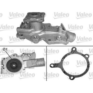 Valeo Wasserpumpe 506283