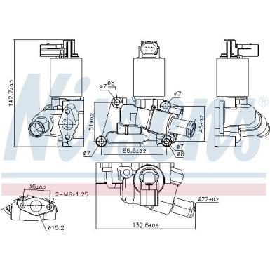 Nissens AGR-Ventil FIRST FIT 98196