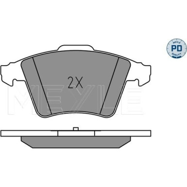 Meyle Bremsbelagsatz, Scheibenbremse MEYLE-PD: Advanced performance and design 025 237 4619/PD Meyle Bremsbelagsatz, Scheibenbremse MEYLE-PD: Advanced performance and design 025 237 4619/PD