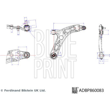 Blue Print Lenker, Radaufhängung ADBP860083