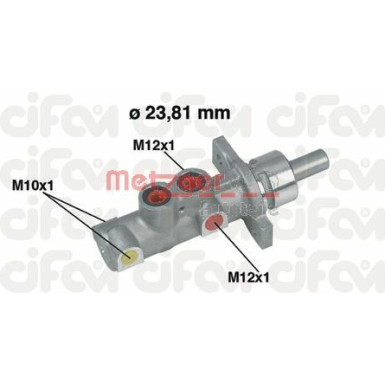 Metzger Hauptbremszylinder CIFAM 202-362