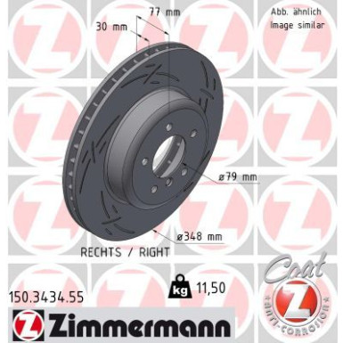 Zimmermann Bremsscheibe BLACK Z 150.3434.55