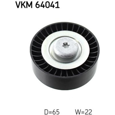 SKF Umlenk-/Führungsrolle, Keilrippenriemen VKM 64041