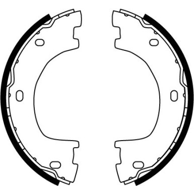 TRW Bremsbackensatz, Feststellbremse GS8777 TRW Bremsbackensatz, Feststellbremse GS8777