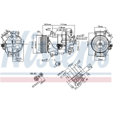 Kompressor, Klimaanlage 890263 Kompressor, Klimaanlage 890263