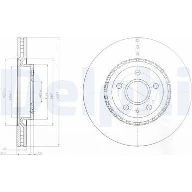 Bremsscheibe BG9068 Bremsscheibe BG9068