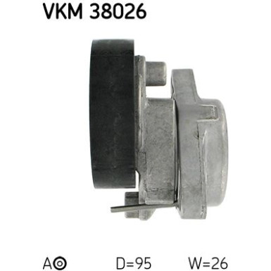 SKF Spannrolle, Keilrippenriemen VKM 38026