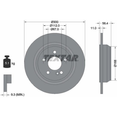 Bremsscheibe 92099403 Bremsscheibe 92099403